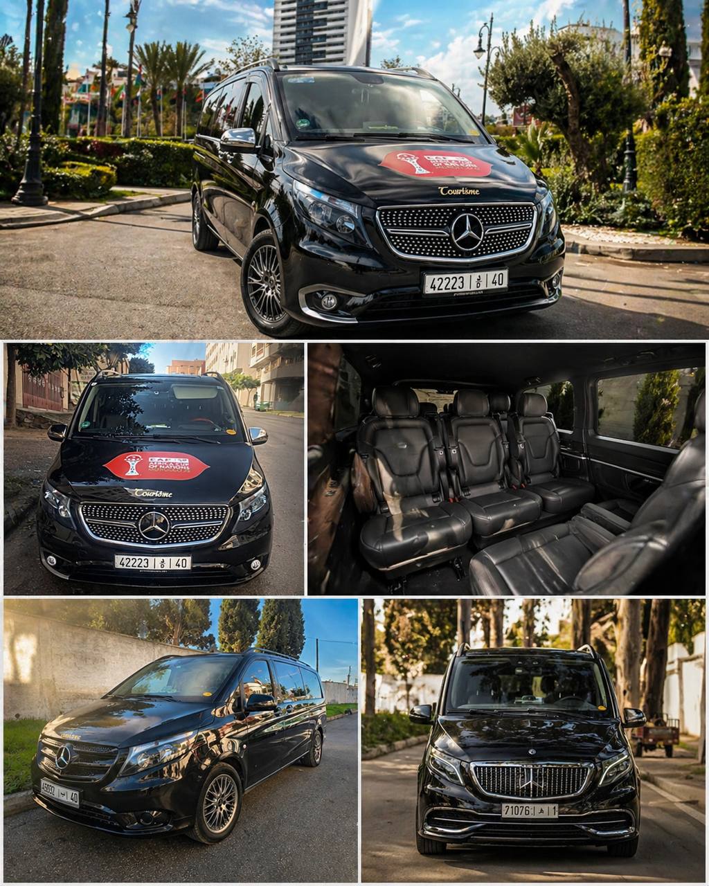 Private family transport vehicle in Morocco