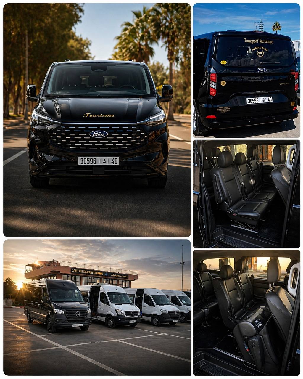 Private family transport vehicle in Morocco