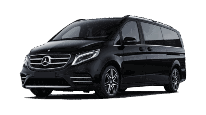 Mercedes V-Class luxury van with driver in Morocco