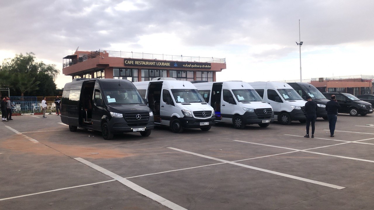 Morocco private transport Mercedes Vito for airport transfers and tours